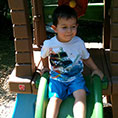 Child on slide